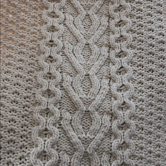 𝅺ASOS Boatneck Cable Knit Sweater Size 14 - Picture 10 of 12